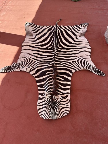 Tappeto pelle naturale zebra - naturale,